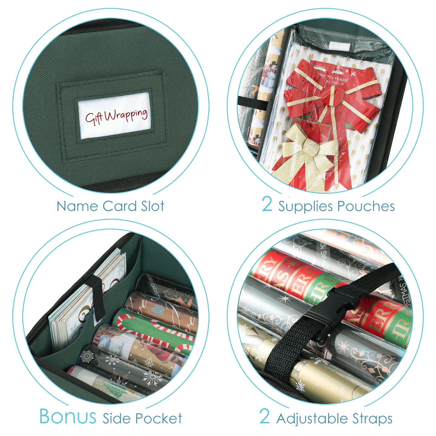 Hearth &#x26; Harbor Wrapping Paper Storage Container