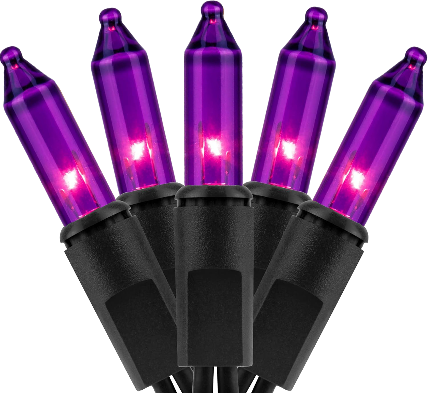 Perfect Holiday 20 LED M5 STRING LIGHTS,4&#x22; BULB SPACING,12&#x22; LEAD WIRE, W/3AA INDOOR BATTERY BOX