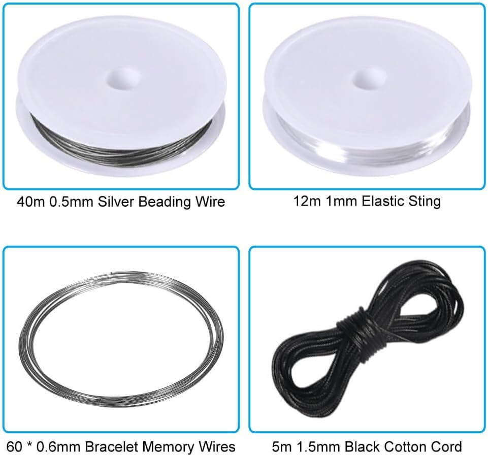 Jewelry Making Supplies Kit - Jewelry Repair Tool with Accessories, Pliers, Findings, and Beading Wires