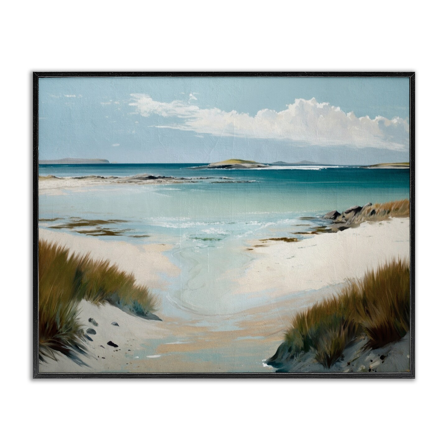 Stupell Industries River Tide Seascape Framed Giclee Wall Art Design by Svetlana Aleynikova