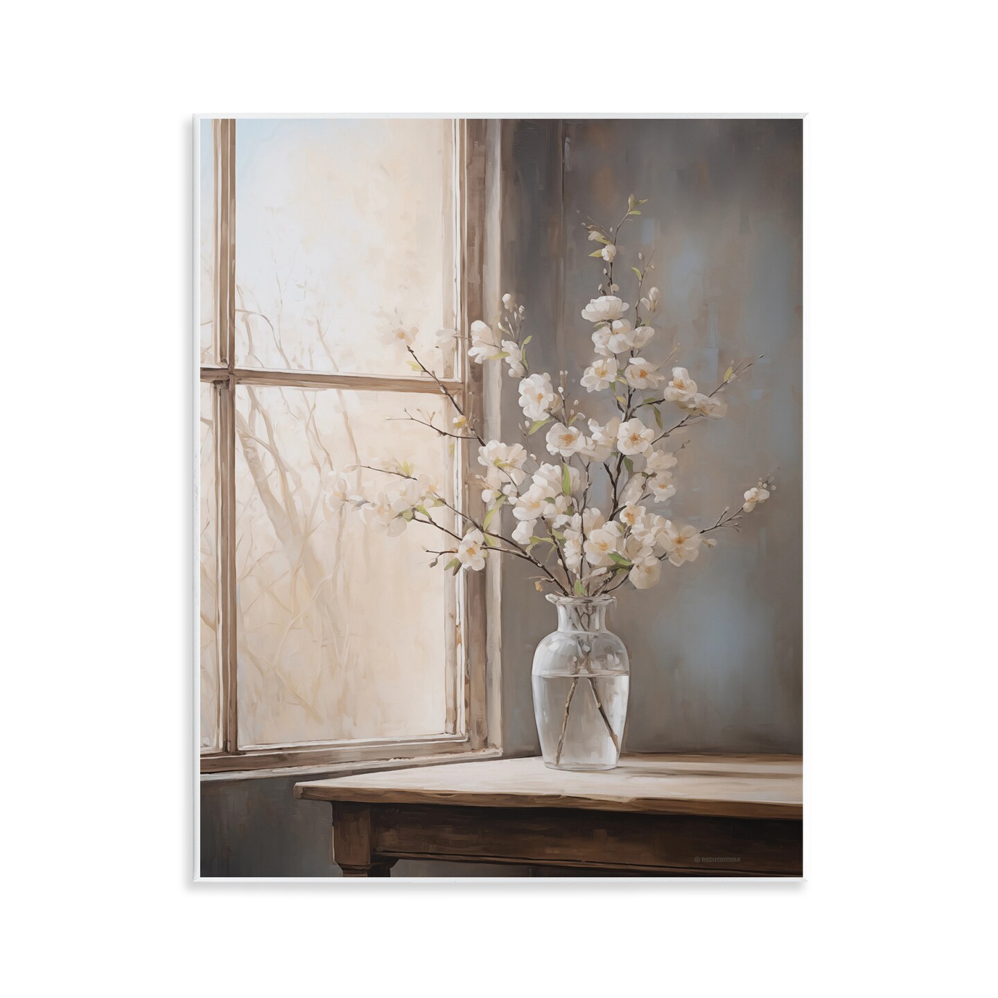 Stupell Industries Spring Arrangement Windowsill Wall Plaque Art Design by Arlington Prints