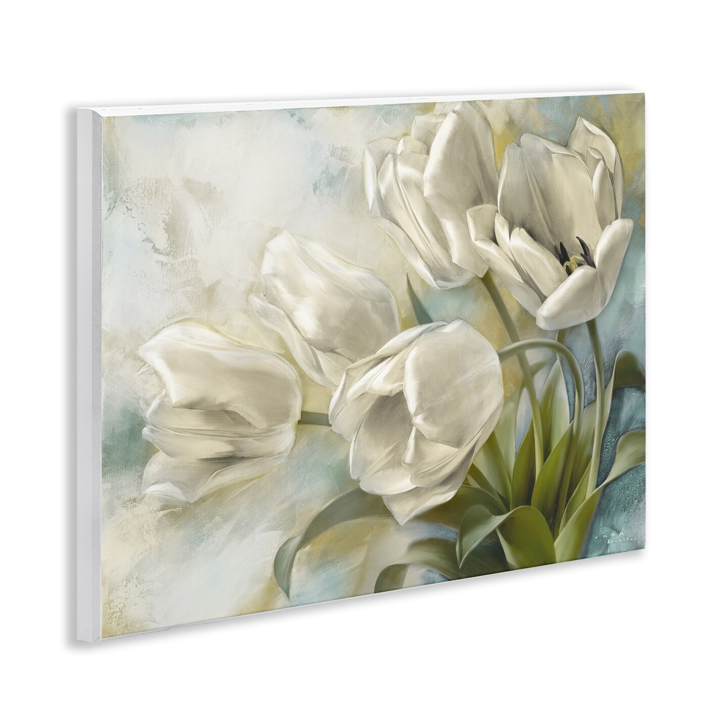 Stupell Industries Curling Tulip Blooms Wall Plaque Art Design by Igor Levashov