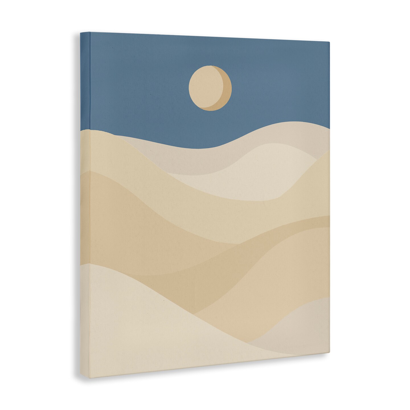 Stupell Industries Desert Dunes & Moon Canvas Wall Art Design by Daphne Polselli