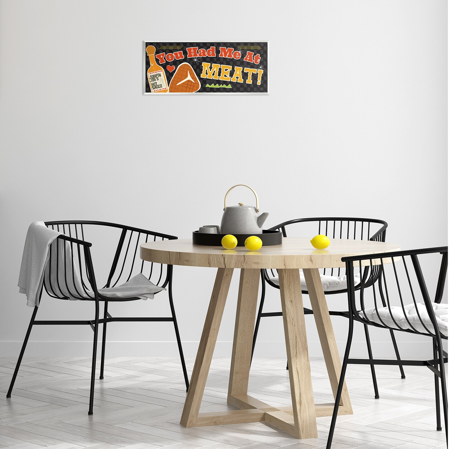 Stupell Industries You Had Me At Meat Wall Plaque Art Design by Pela Studio