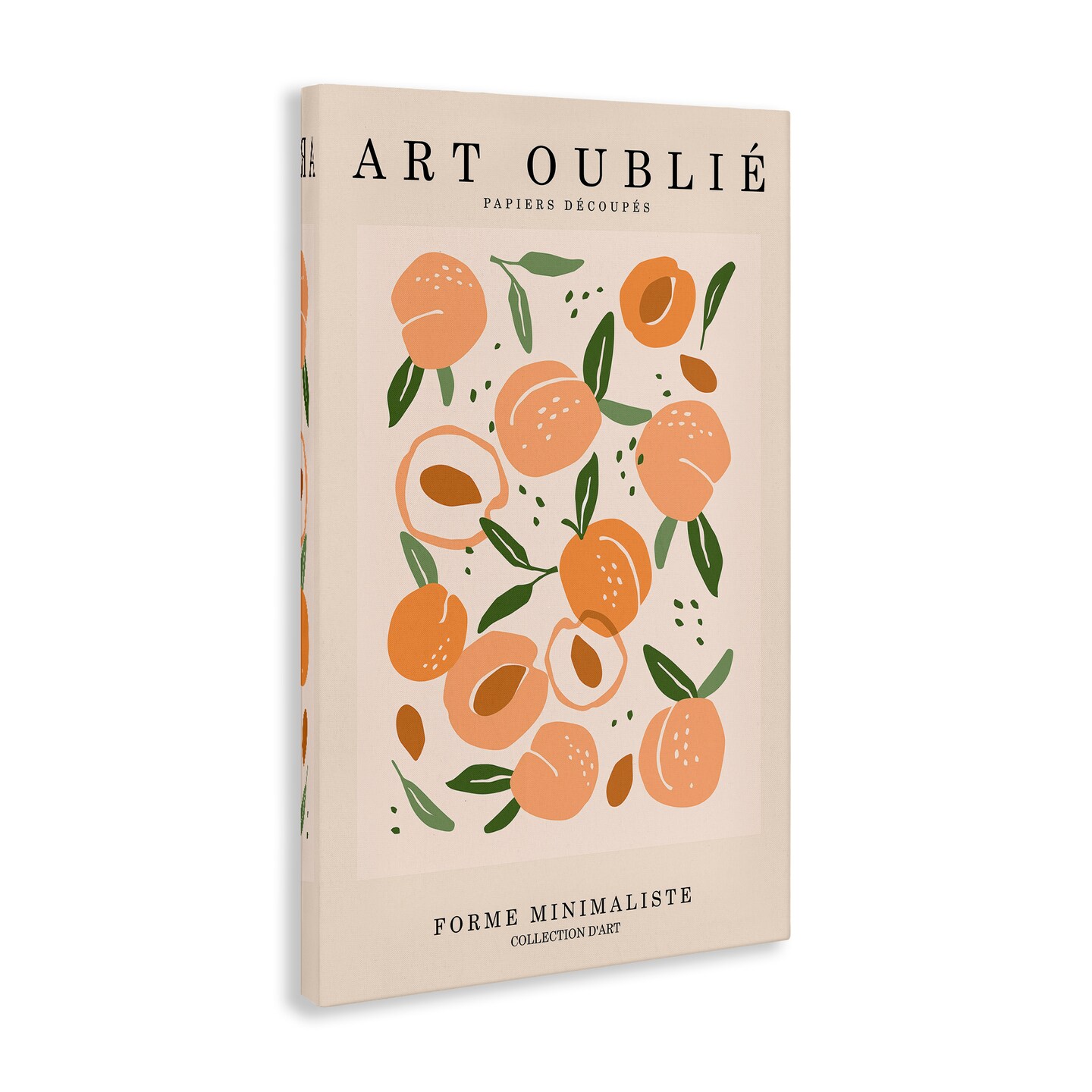 Stupell Industries Peaches Gallery Poster Canvas Wall Art Design by Incado