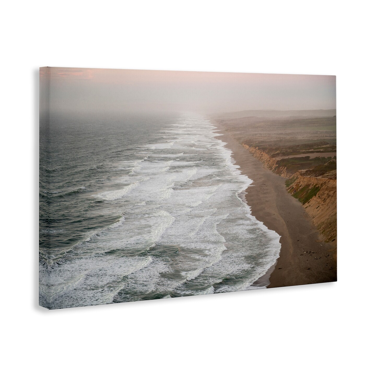 Stupell Industries Point Reyes Receding Shoreline Canvas Wall Art Design by Crystal Lynn Collins