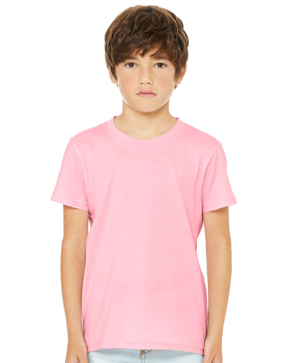 12 Pack BELLA+CANVAS® Youth Jersey Tee for School, Sports & Everyday Wear Unisex Cotton T-Shirt Bundle