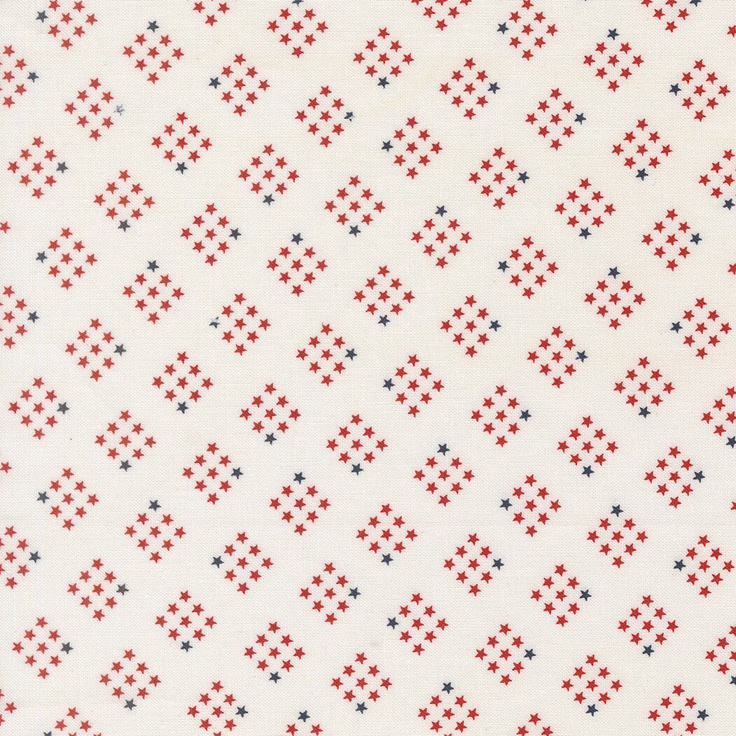 Fabric Moda Vanilla Stars Independence Day by the Quarter Yard 55726-31