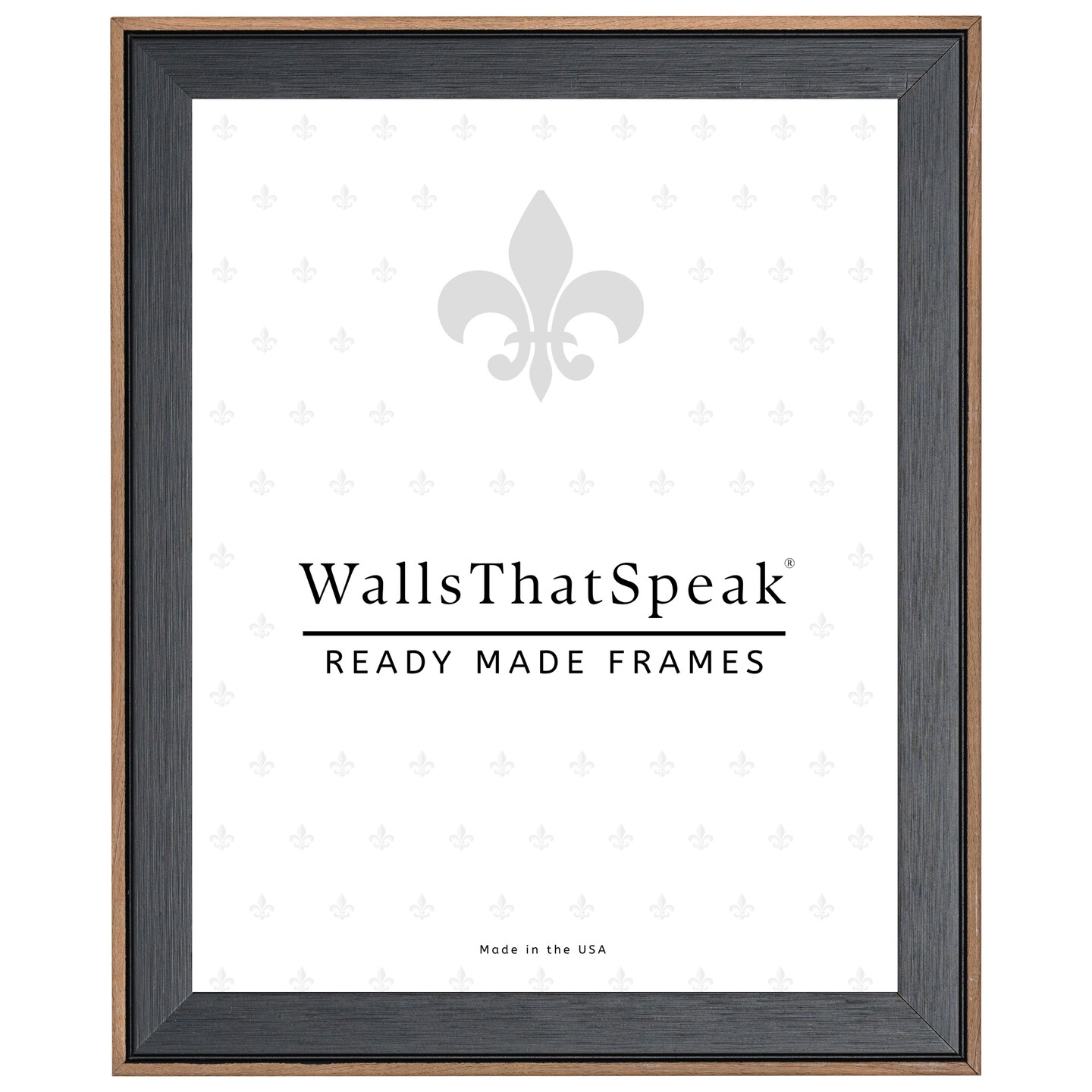 11x16 Picture Frame, Acoustic 0.875 Inch Wood  Moulding, Wall Display Frame for Art, Posters, or Photos by wallsthatspeak