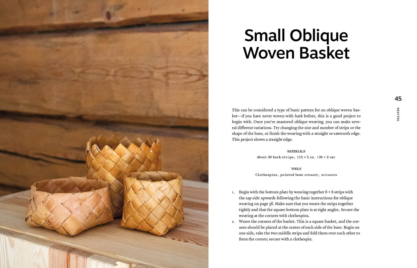 Bark Craft: 14 Rustic Birch Bark Projects to Weave, Join & Fold