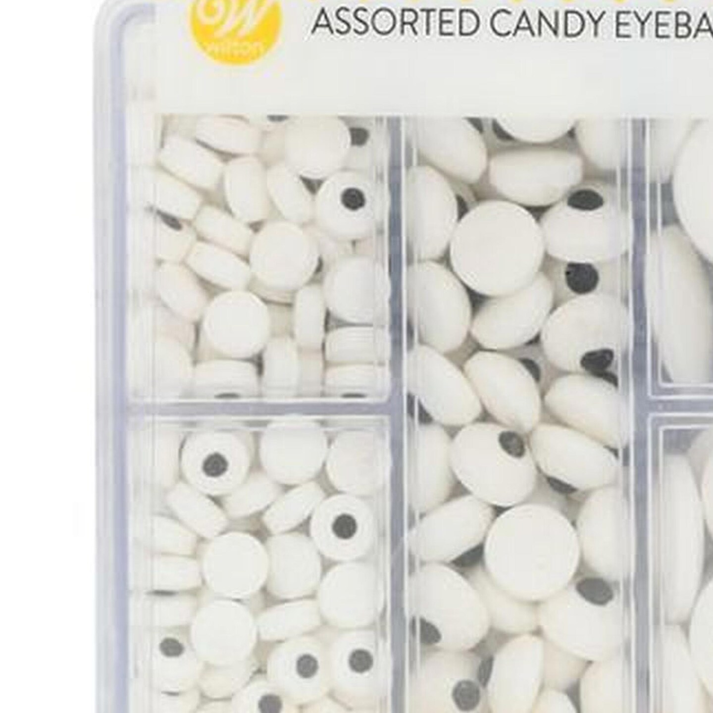 Wilton Edible Black and White Candy Eyeballs for Cakes Cookies Cupcakes 2.75 Ounce