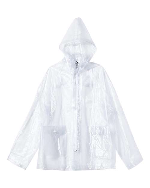 Augusta Sportswear&#xAE; Men Clear Hooded Rain Jacket Waterproof Outerwear