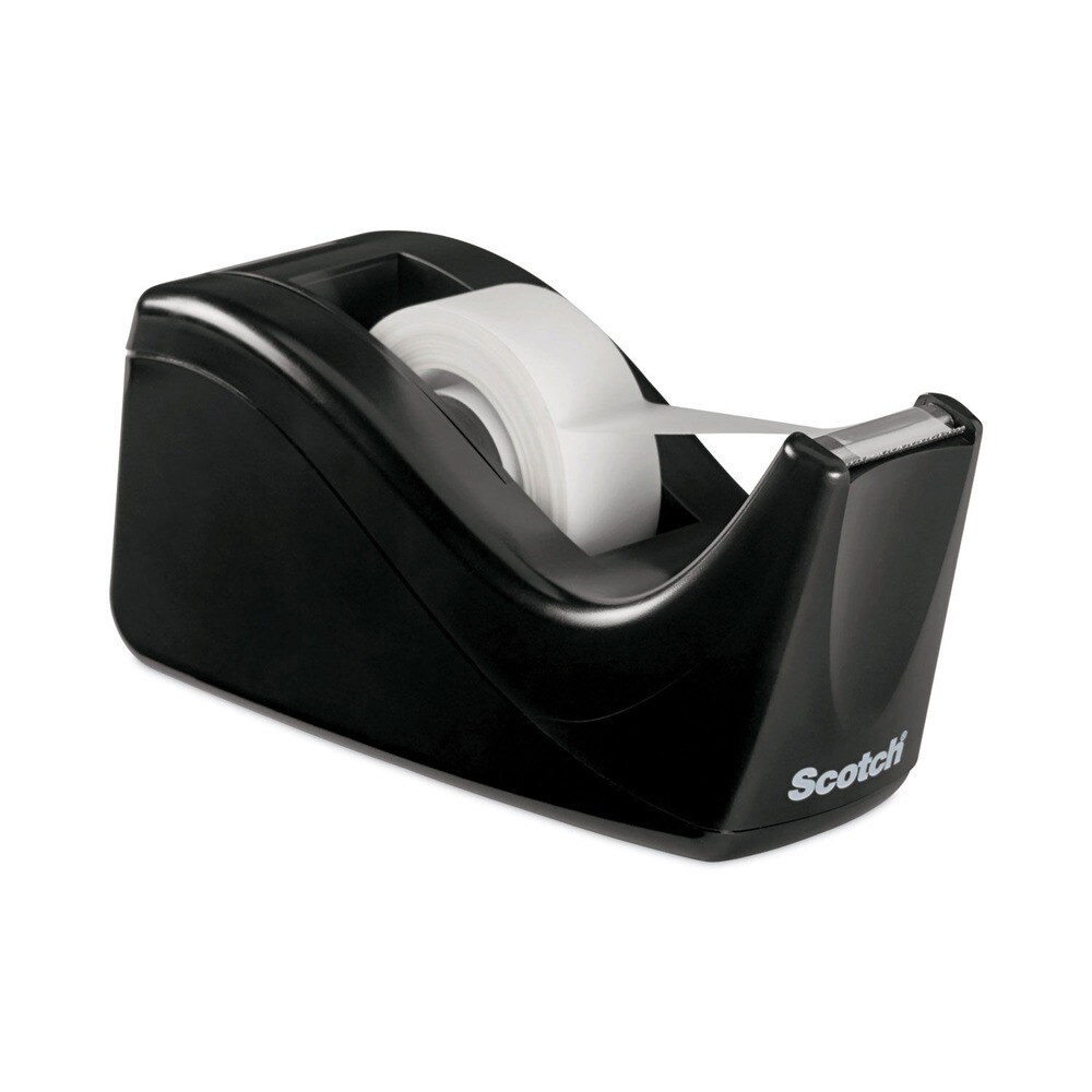Scotch 1 in. Core Value Desktop Tape Dispenser - Two-Tone Black