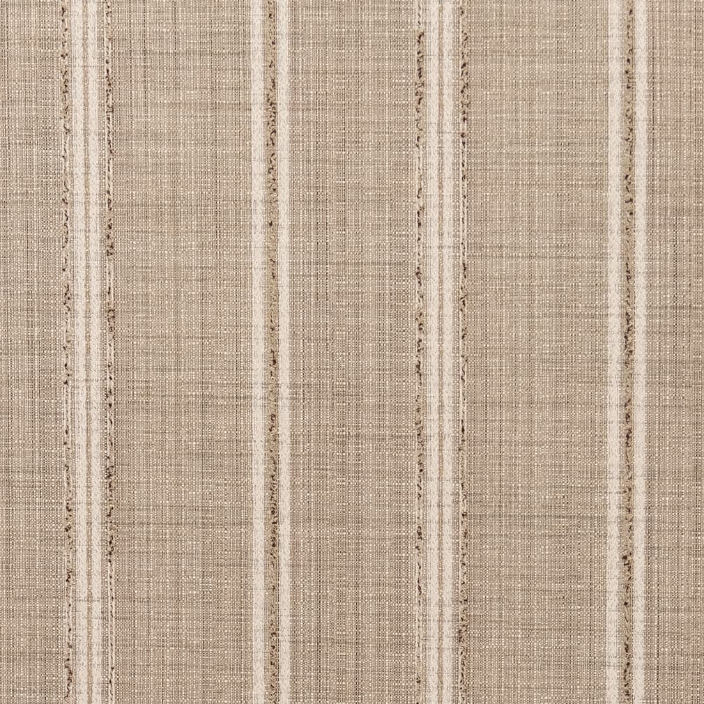 Upholstery Fabric - Beige & Taupe Stripe Upholstery Fabric 54 Inches"