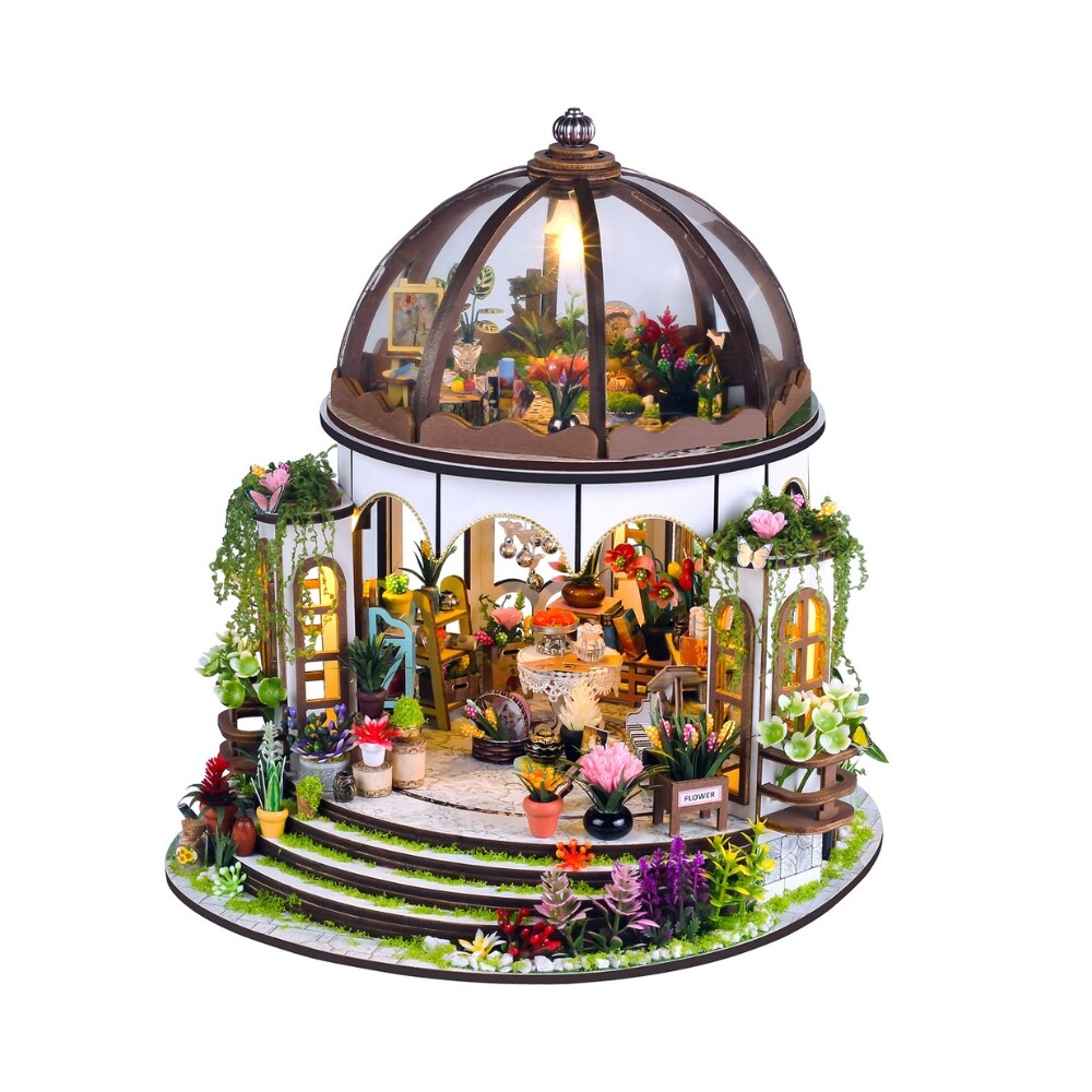 DIY Miniature House Kit - Greenhouse Oasis