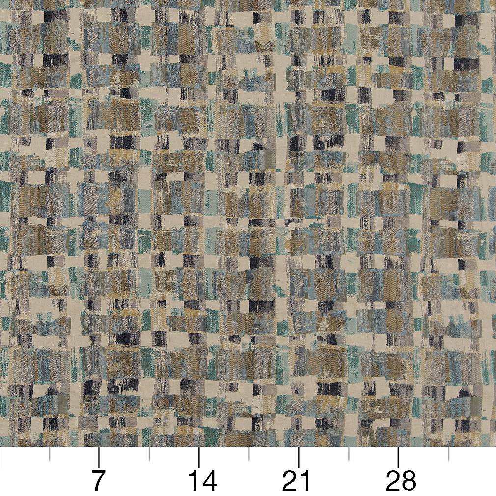 Upholstery Fabric - Aqua & Teal,Blue,Green Abstract & Geometric,Small Scale Upholstery Fabric 54 Inches"
