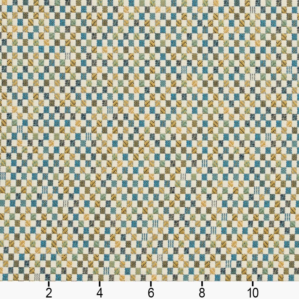 Upholstery Fabric - Aqua & Teal,Green Abstract & Geometric,Small Scale Upholstery Fabric 54 Inches"