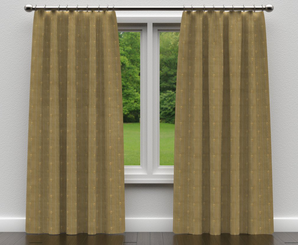 Juniper Medallion - Green Small Scale Upholstery Fabric 54 Inches"