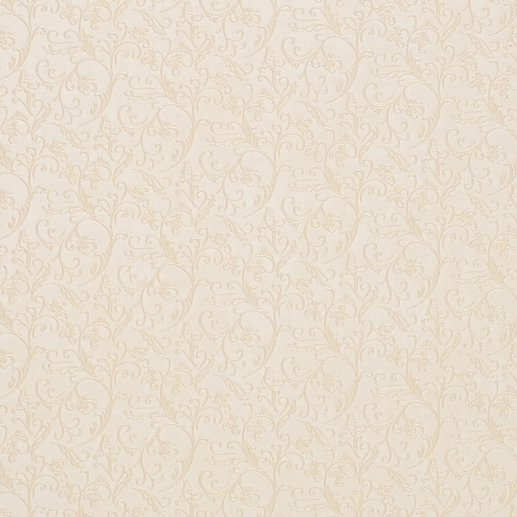 Champagne - White Ivory Small Scale Upholstery Fabric 54 Inches"