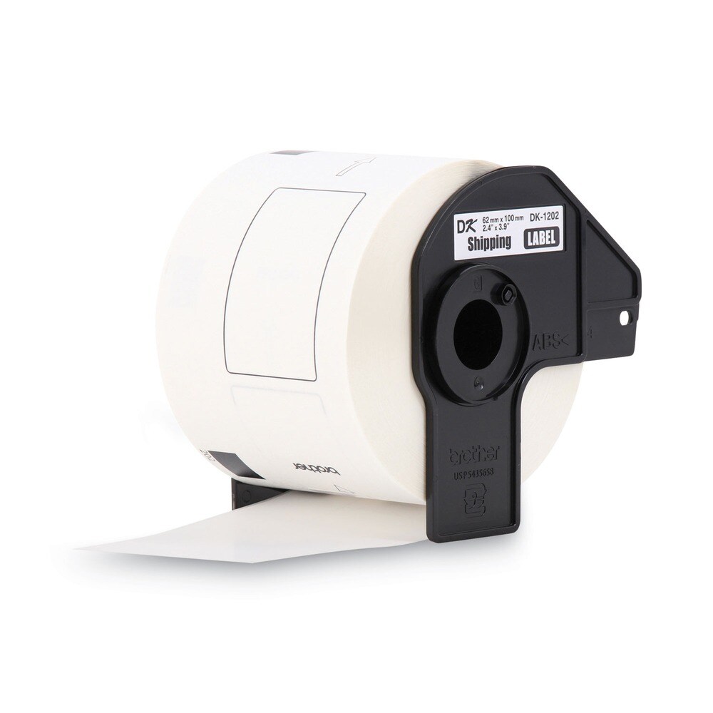 Brother 2.4 in. x 3.9 in. Die-Cut Shipping Labels - White (1-Roll)