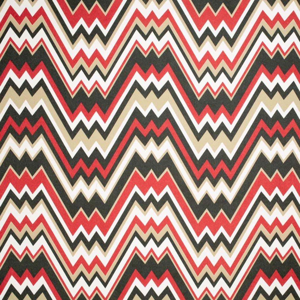 Crimson - Red Burgundy Abstract Geometric Upholstery Fabric 54 Inches"