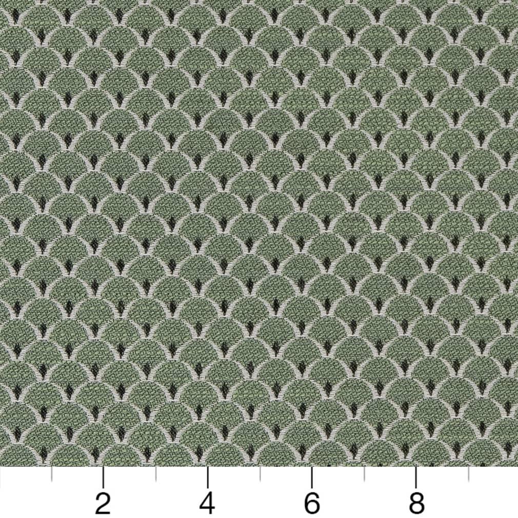 Spring Scales - Green Small Scale Upholstery Fabric 54 Inches"