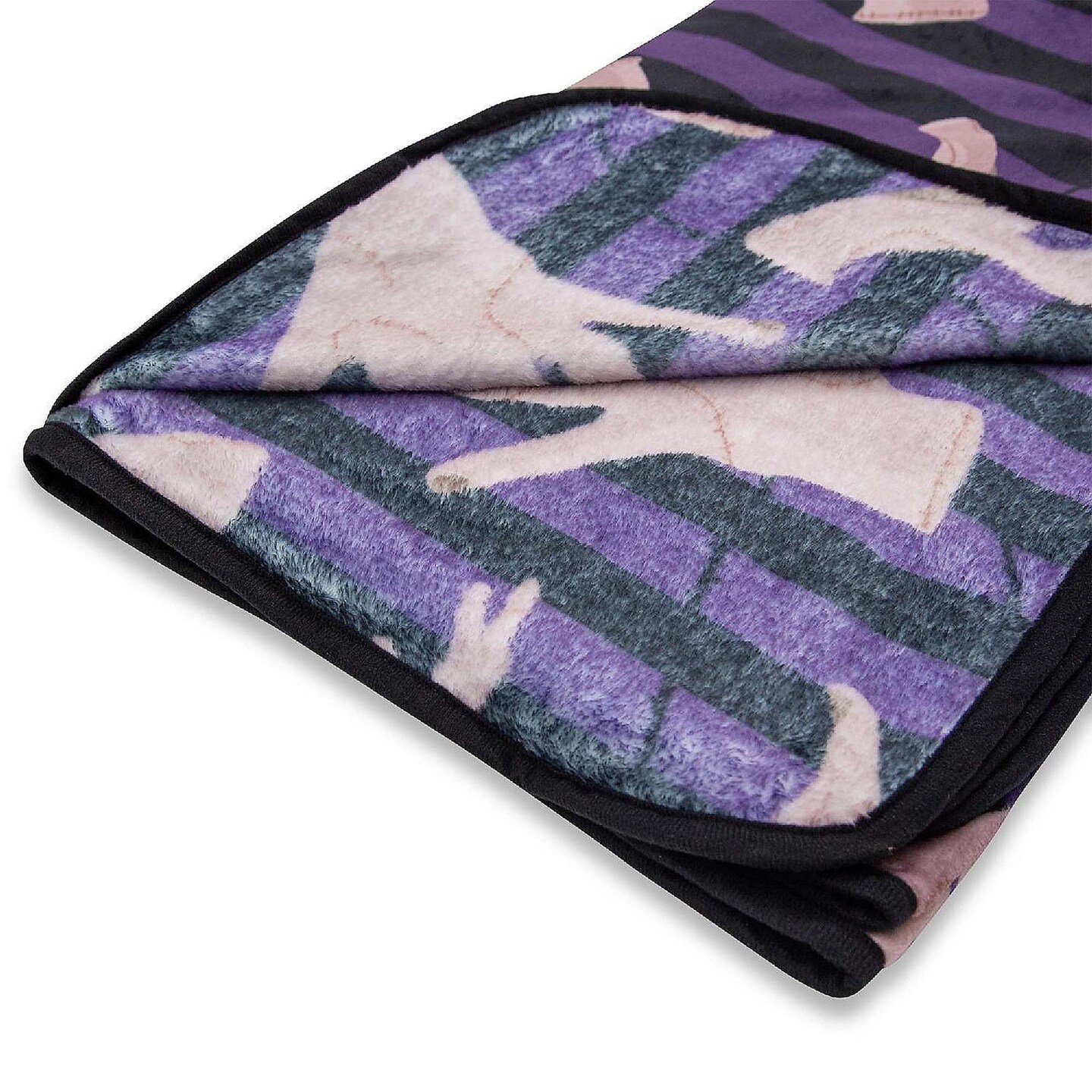 Addams Family Wednesday Thing Raschel Fleece Throw Blanket Cozy Warm Soft