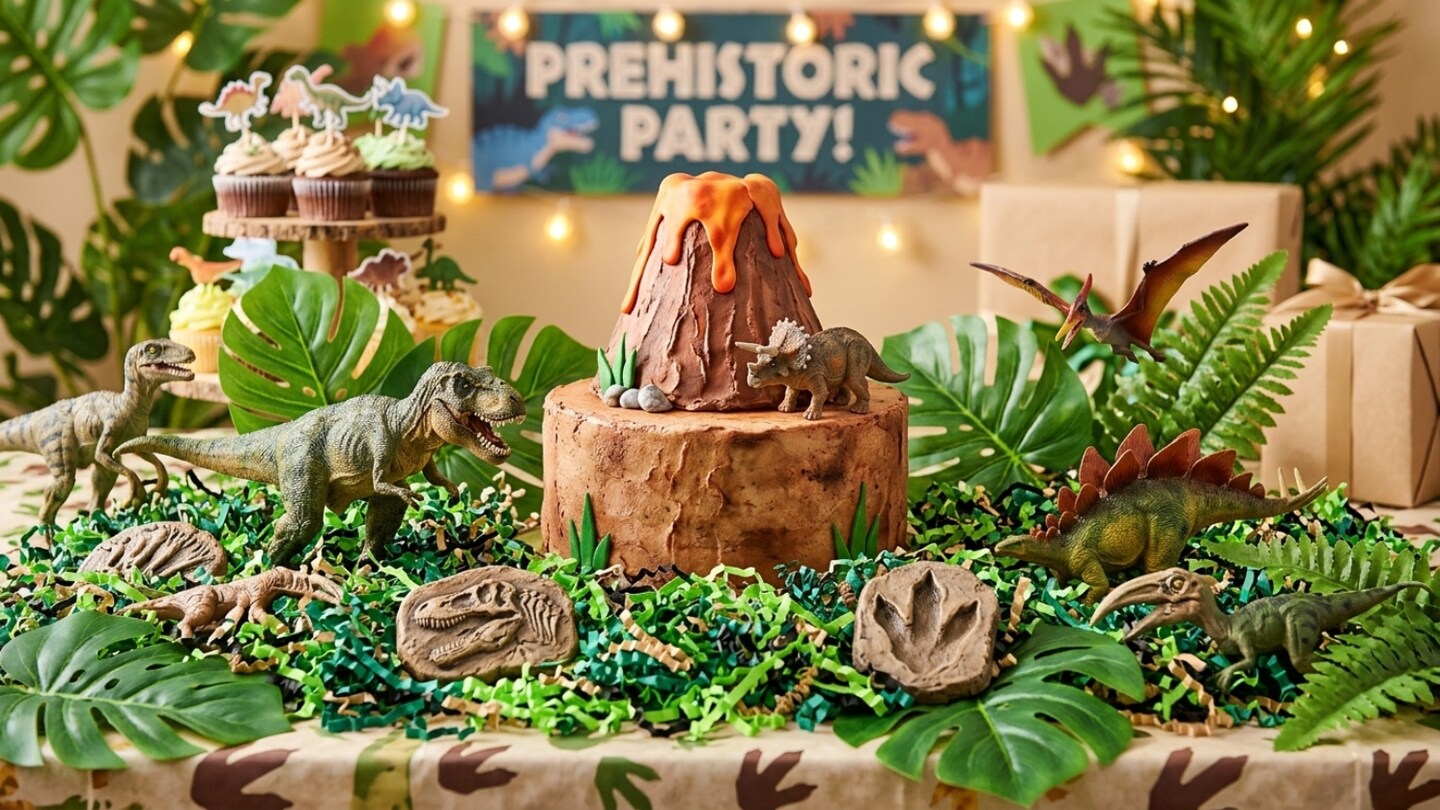 Dinosaur Party Crinkle Paper Shred 1 Pound Dino Birthday Easter Grass Basket Filler – Colorful Paper Filler for Gift Baskets, Party Favor Boxes, Candy Tables & Prehistoric Party Decorations