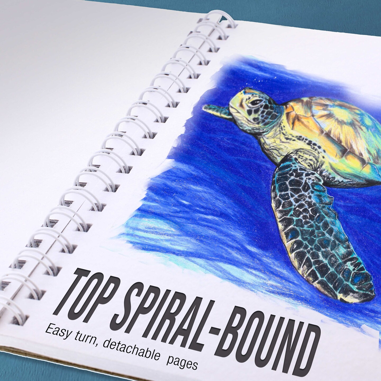 11"x14" Premium Heavy-Weight Paper Spiral Bound Sketch Book: 90 Pound (160gsm), 30-Sheet Drawing Pad (2 Pack)