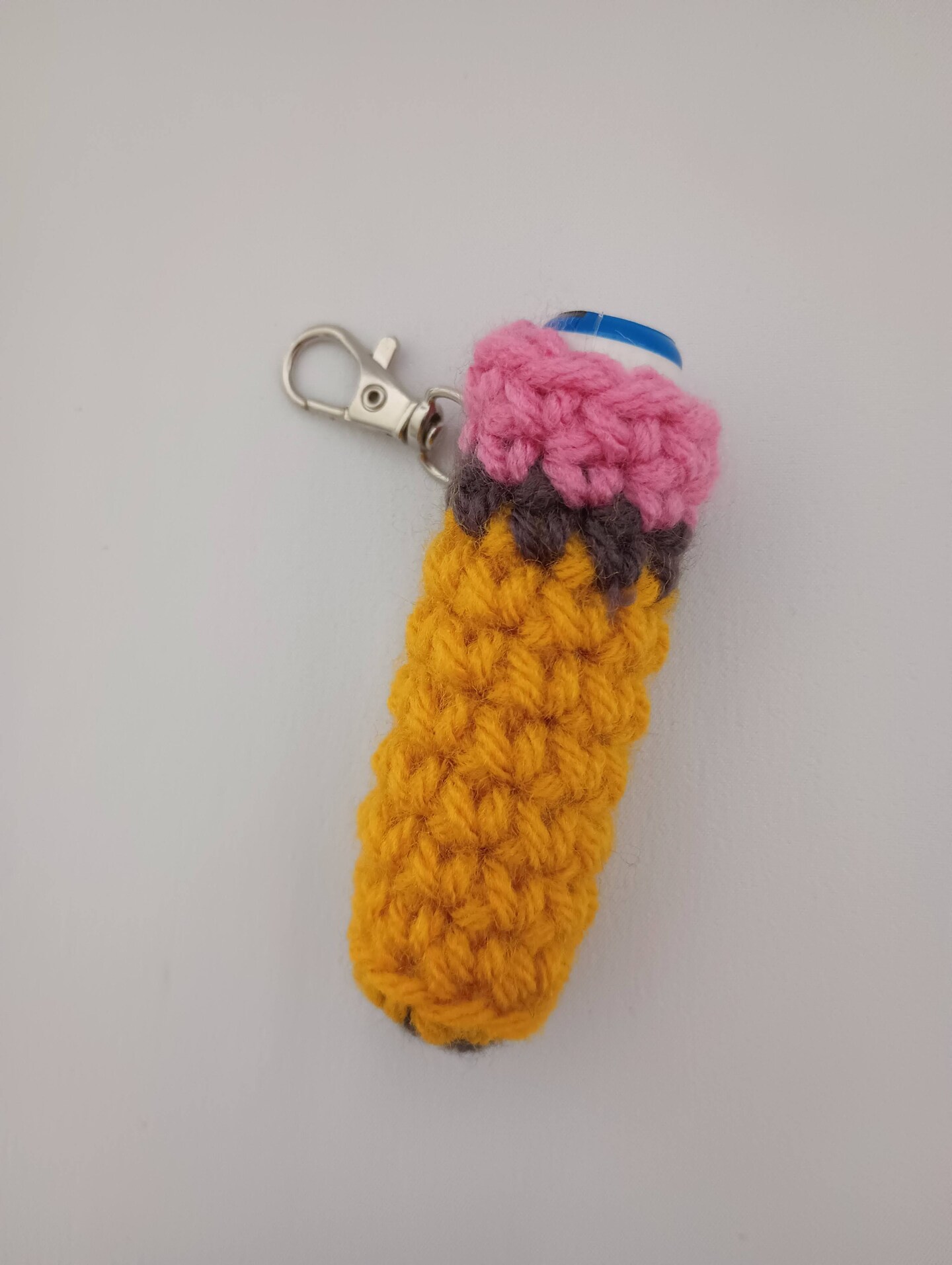 Handmade Crochet Teacher Desk Apple Coaster