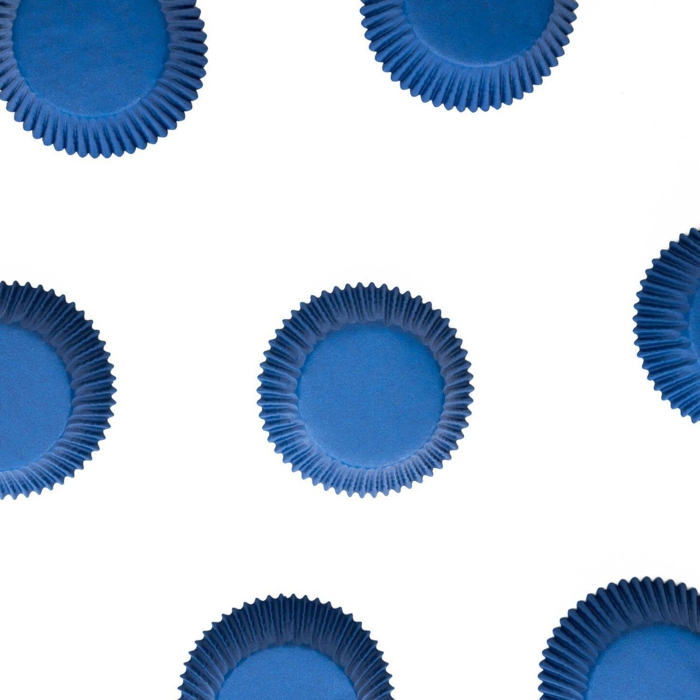 Solid Navy Blue Standard Size Cupcake Wrappers & Liners | 25 PC Set