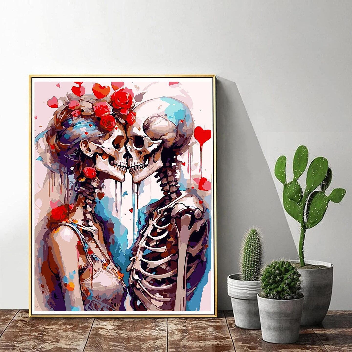 Sugar Skull Paint by Numbers Kit - 16x20in (MT3284)