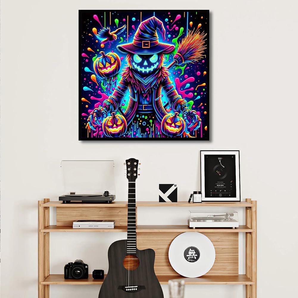 Diamond Art Kits for Adults, Halloween Diamond Painting Kit, 14x14inch