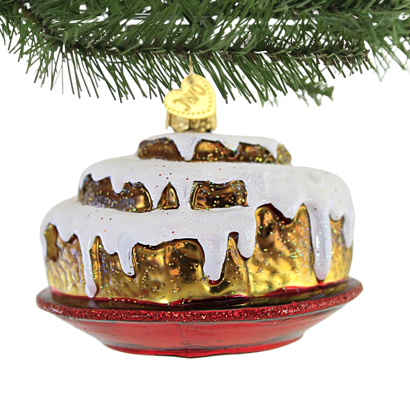 Old World Christmas 2.5 Inch Cinnamon Roll Christmas Tree Ornament , Ornament Breakfast Treat