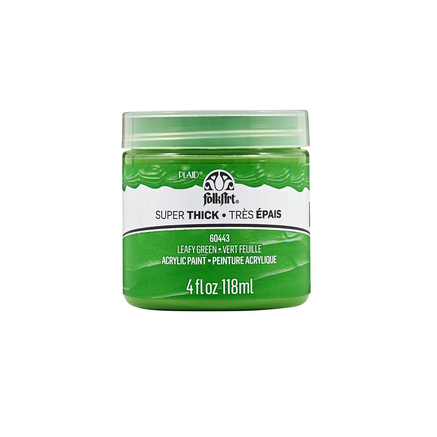 FolkArt Super Thick Acrylic Paint Leafy Green 4 oz - 60443