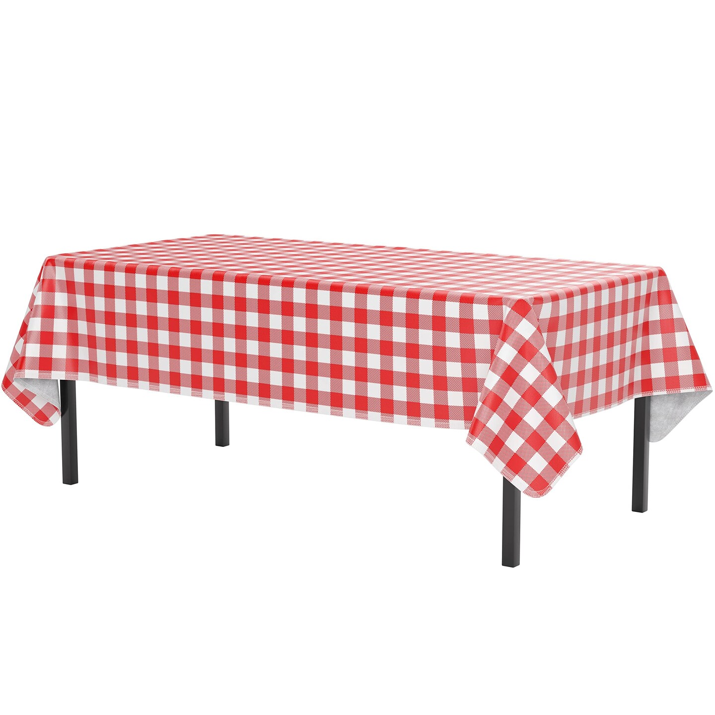 Exquisite Vinyl Tablecloth – 54" x 70" – Pack of 1 – Rectangular Plastic Table Cover with Flannel Backing – Reusable & Waterproof Tablecloth for Events and Parties