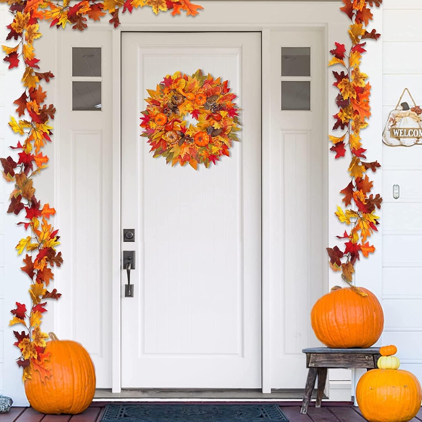 20 Inch Fall Wreath Decor