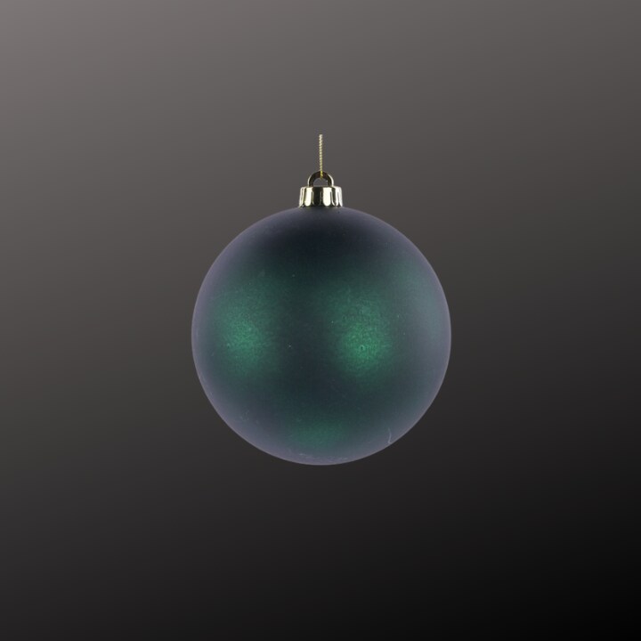 150mm Matte Hunter Green Shatterproof Christmas Ornament Ball-XH100712