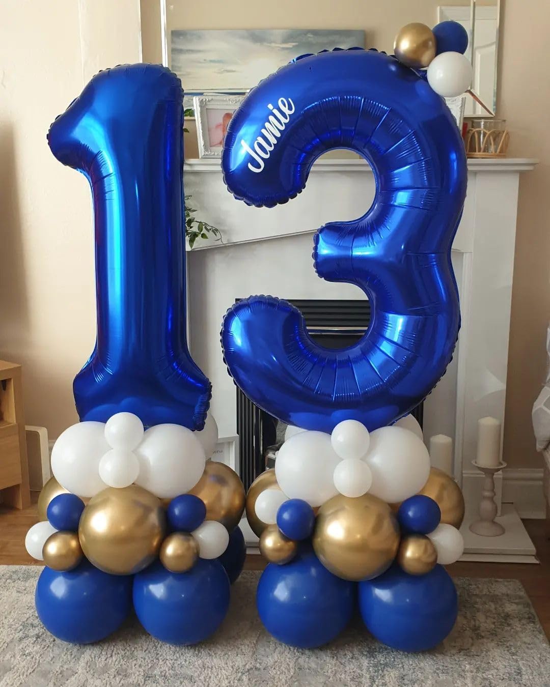 18th Birthday Decorations for Boys Girls - &#x9;Dark Blue