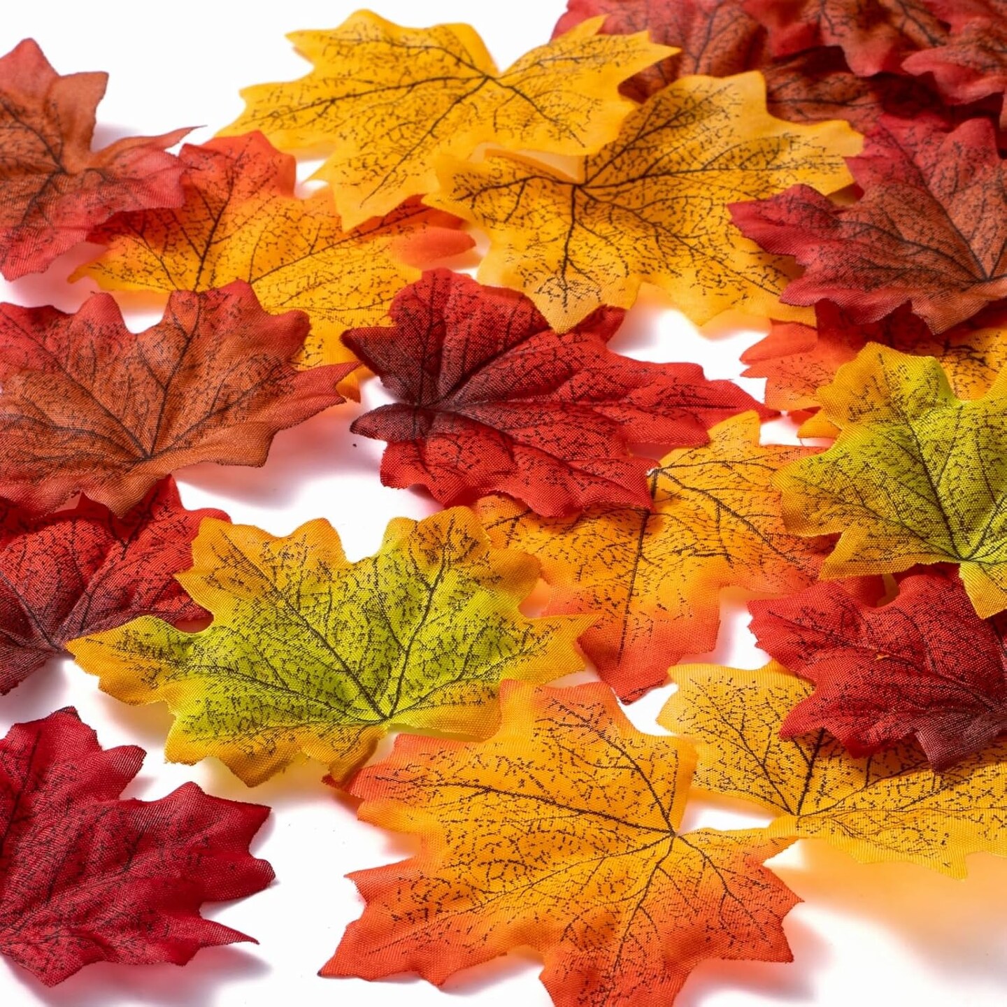 Artificial Maple Leaves 6 Colors Fall Leaves
