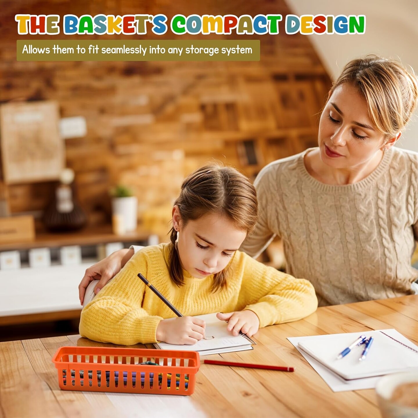 4E's Novelty 12 Pack Pencil Trays in Vibrant Boho Colors, Durable Pencils Tray, Stylish Pen Baskets, Fun Boho Colorful Pen Tray, Durable and Versatile Practical Pencil Trays for Students Supplies