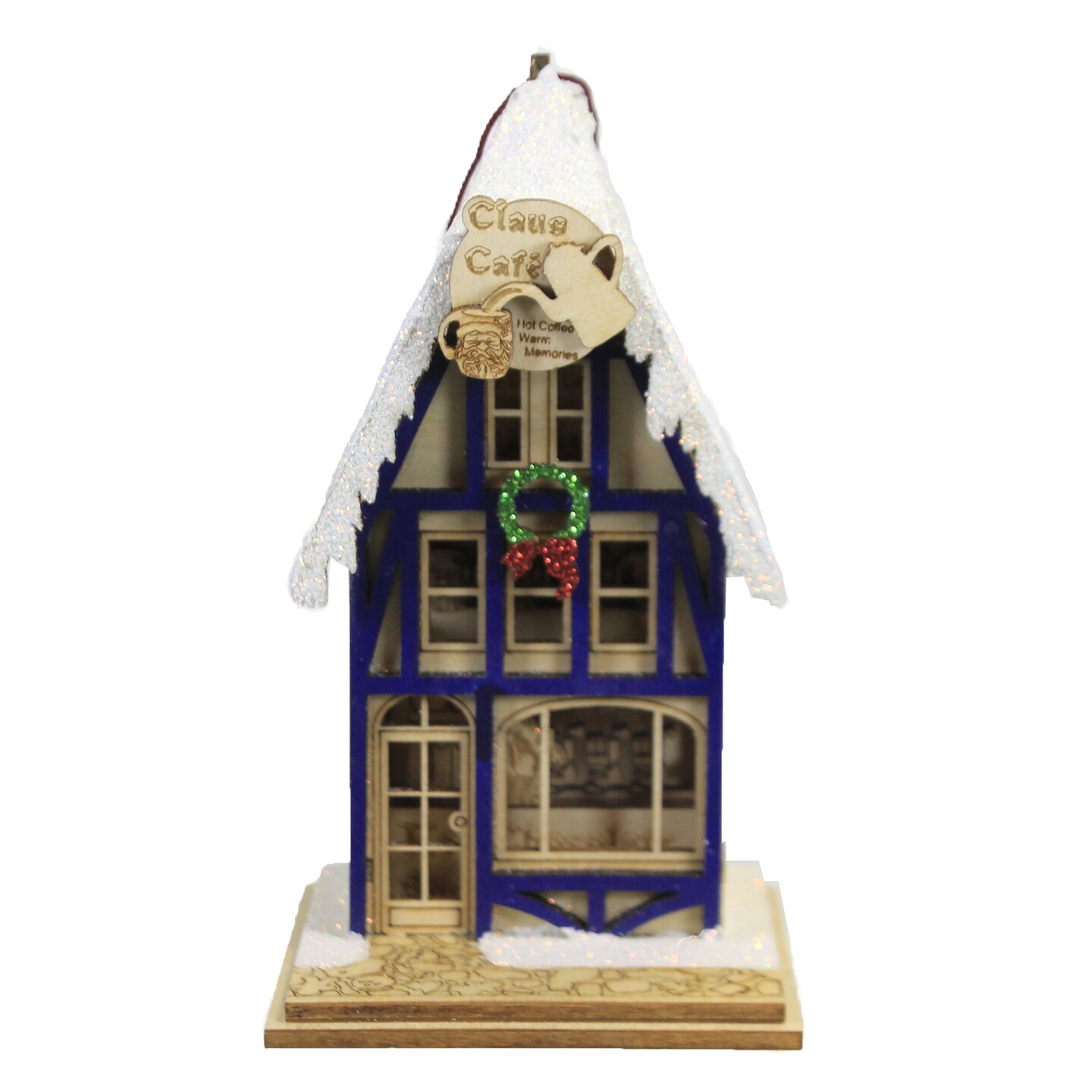 Ginger Cottages 4.75 In Claus Cafe Coffee Shop Tree Ornament , Caffeine Ornament