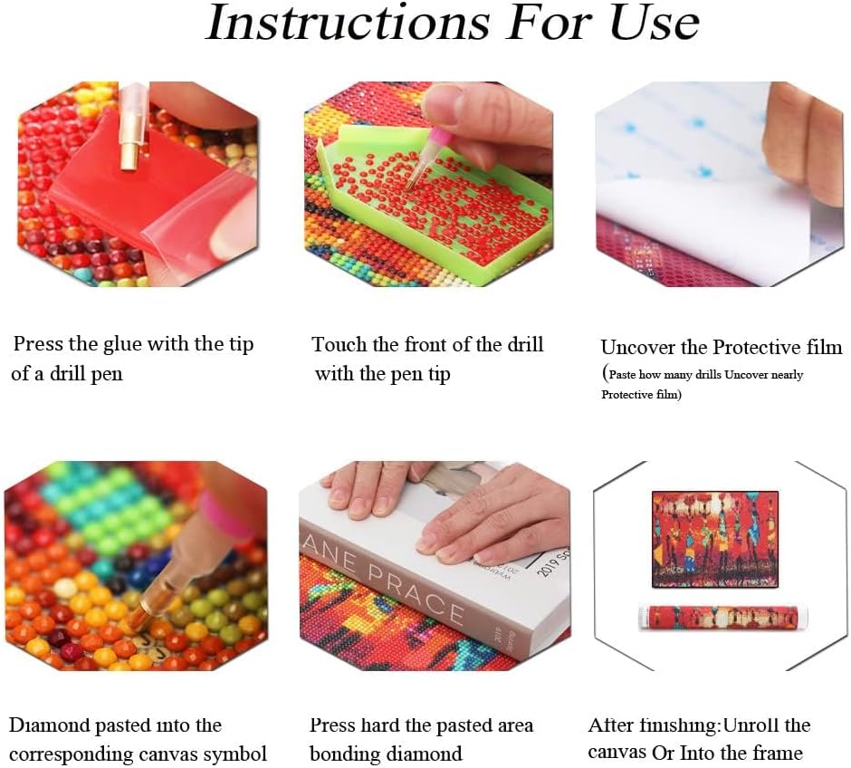 Halloween Diamond Painting Kits for Adults & Kids – Beginner-Friendly DIY 5D Full Drill Crystal Rhinestone Diamond Art Craft Kit, Gem Art Painting with Diamond Dots for Home Wall Décor, 11.8x15.7 Inch