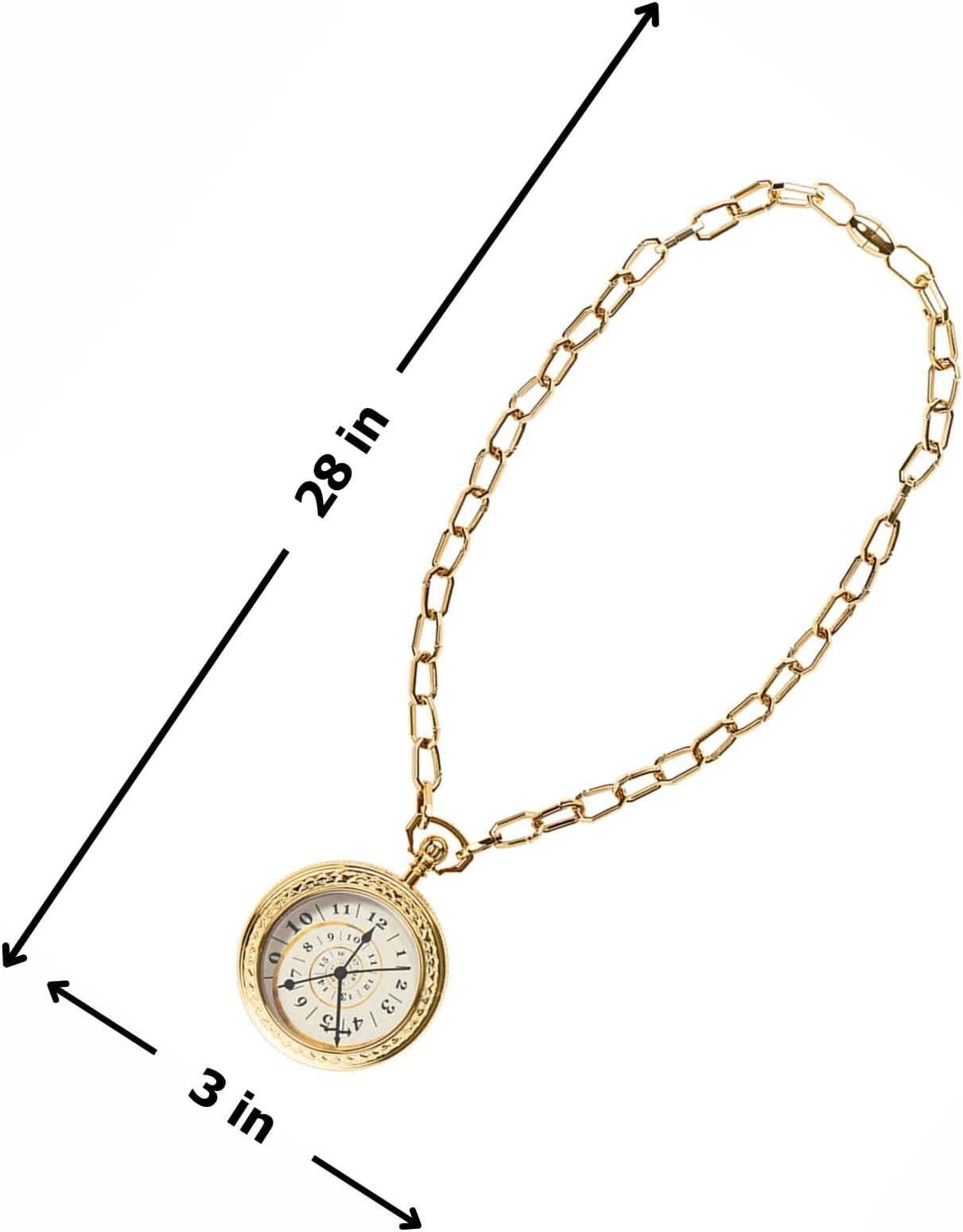 Descendants Pocket Watch Official Disney Descendants The Rise of Red Pocket Watch, Plastic Faux Costume Accessory, One Size