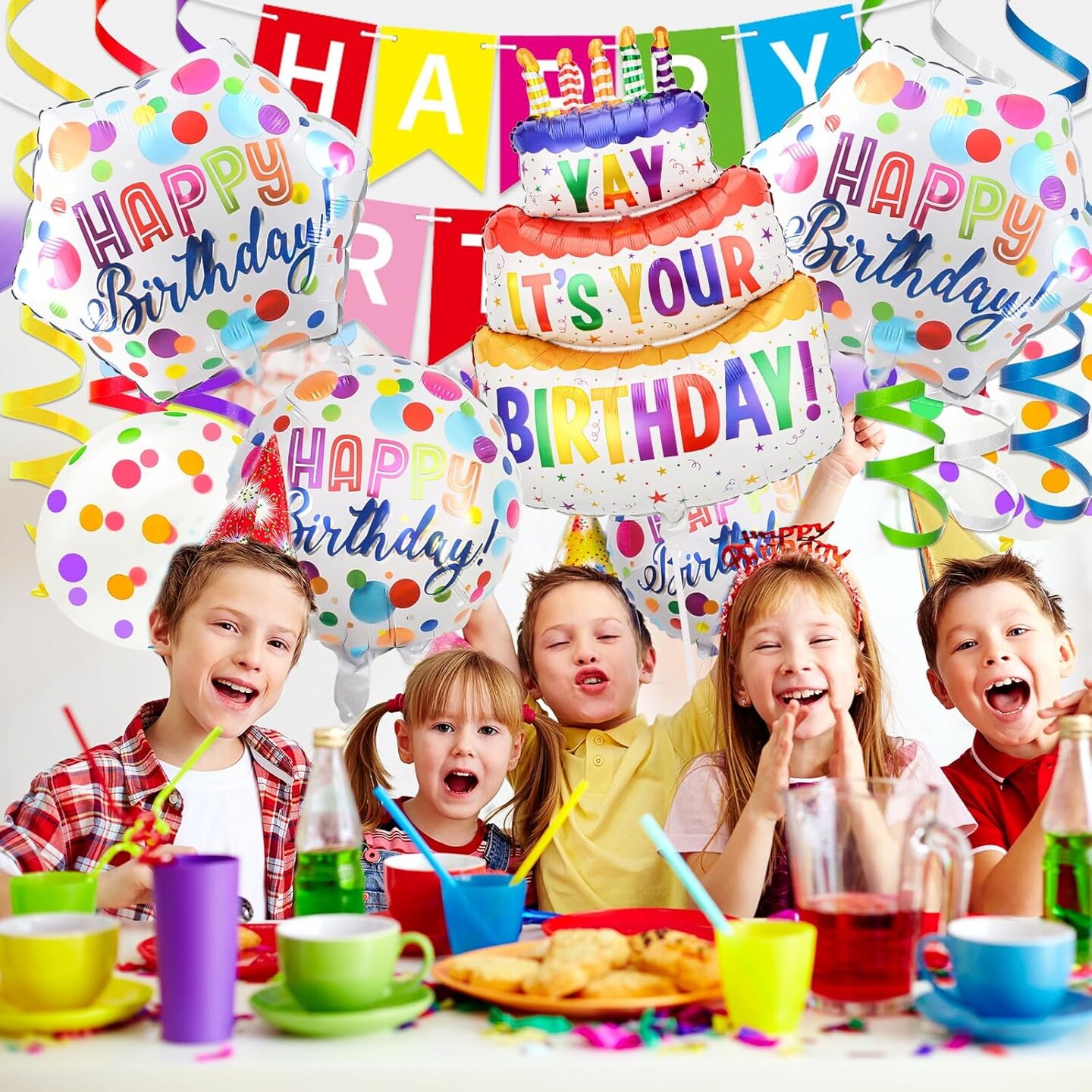 Happy Birthday Balloon Party Decoration