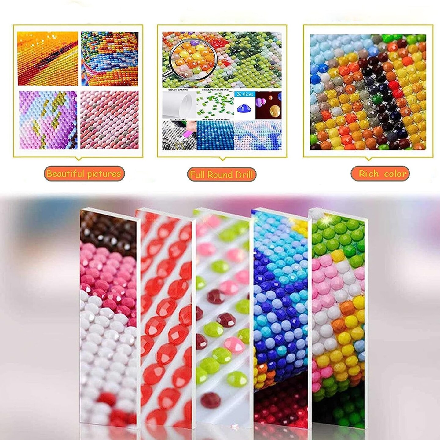 Halloween Witch 5D Diamond Painting Kits for Adults,13.7x13.7 Inch