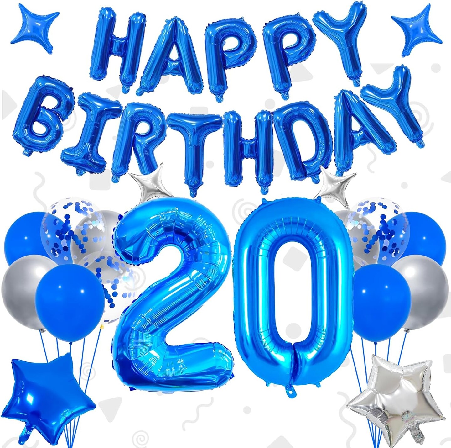 32 Inch 20 Balloon Numbers