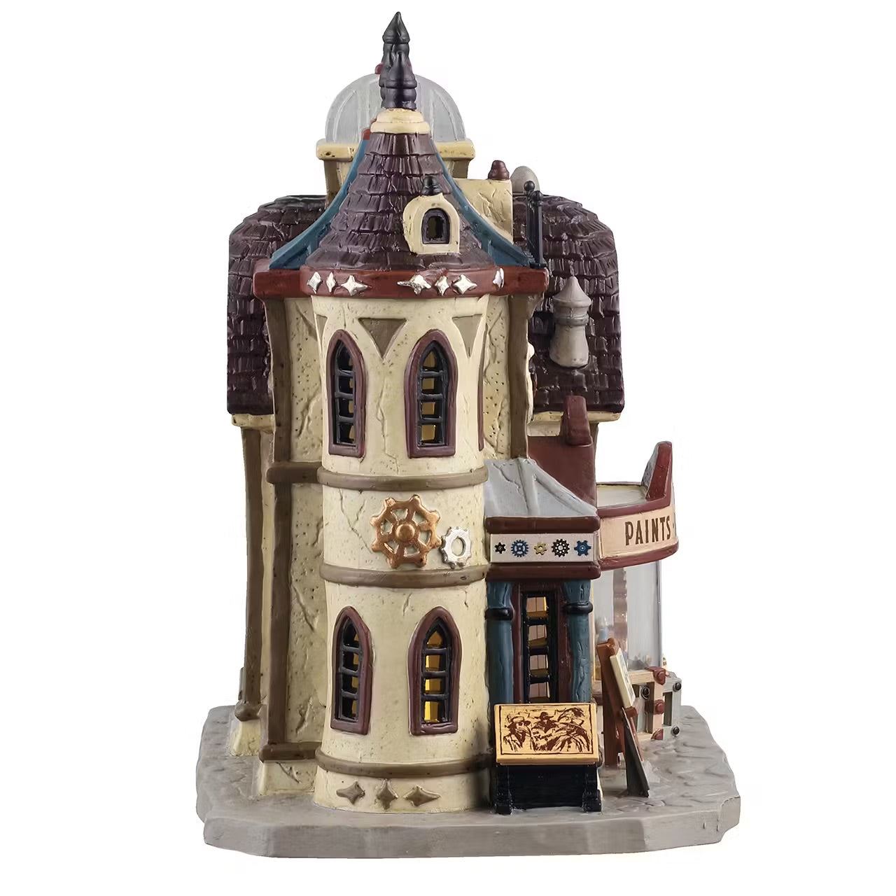 Lemax Spooky Town Halloween Village: Dorian Gray&#x27;s Art Supplies