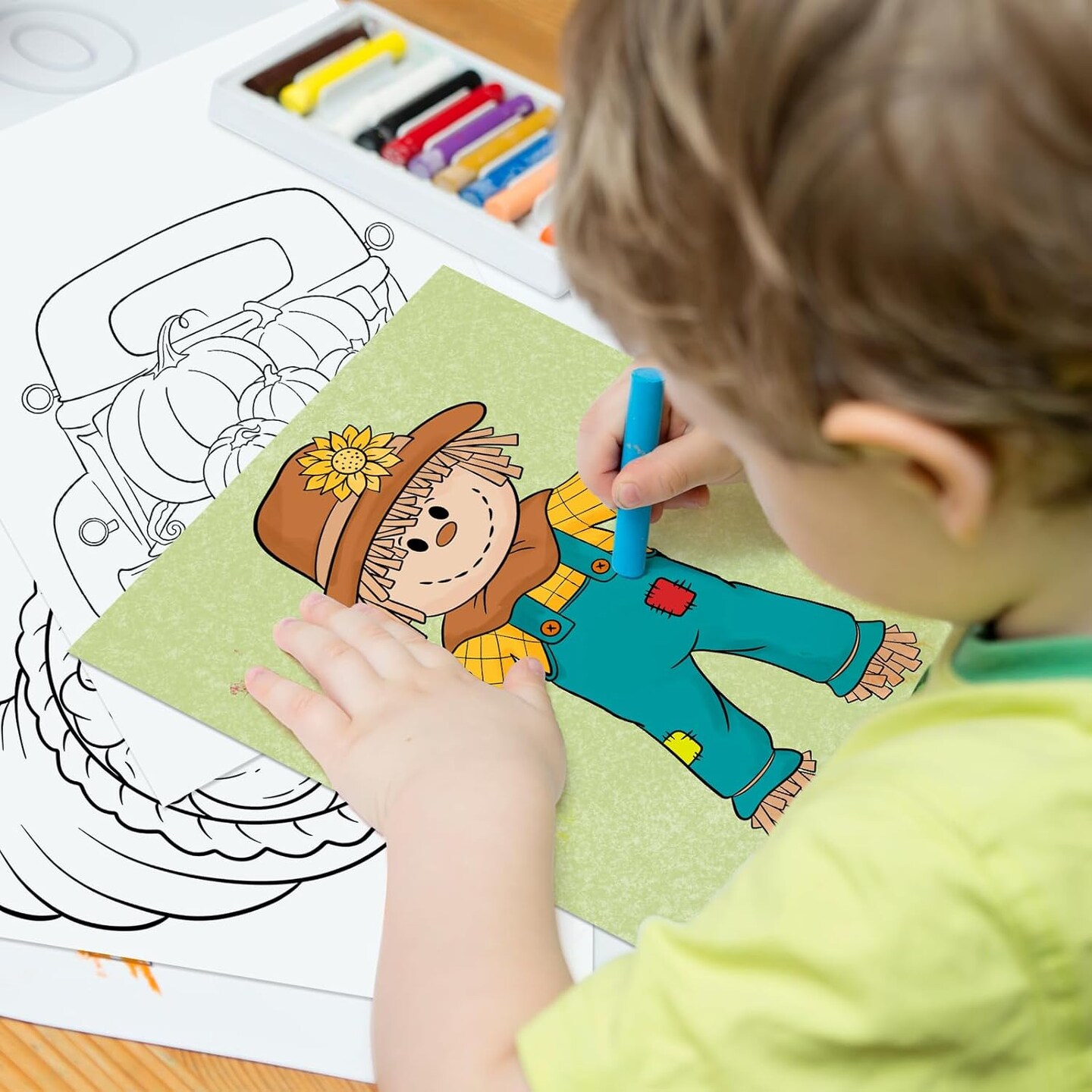 36PCS Fall Coloring Pages for Kids