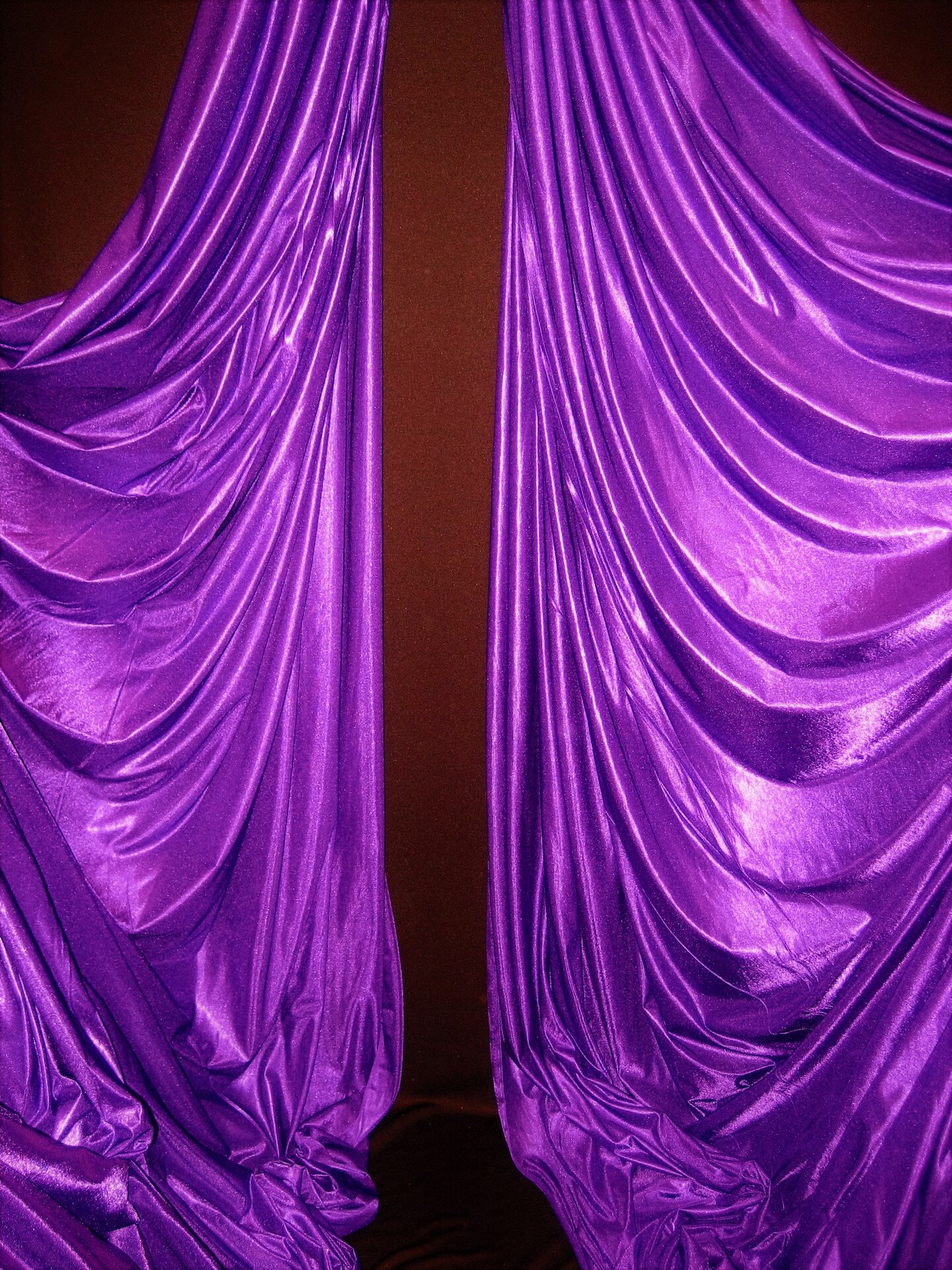 1 Yard Purple Low Stretch Polyester Fabric Extra Wide 108″-120″ Width